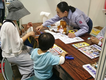 子ども達も一緒に作り方を学びました