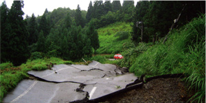 集中豪雨によって起こる災害