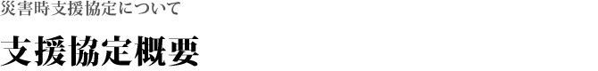 支援協定概要