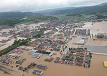 朝倉市 流失した橋