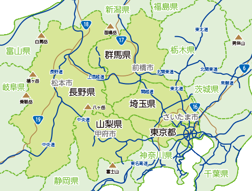 関東甲信地方