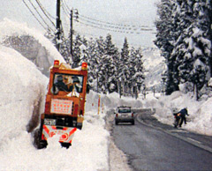 歩道除雪