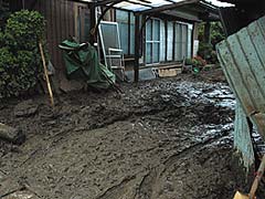 北小河内区中村地区　土石流（H18/7/19）