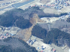 葉ノ木平地区 白河市葉ノ木平地内 [写真提供：福島県]