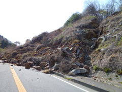 県道いわき石川線 いわき市渡辺町 [写真提供：福島県]