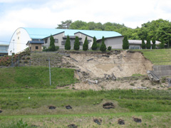 栗原市の土砂崩れ