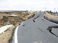 利府松山線（大崎市松山下伊場野地内）