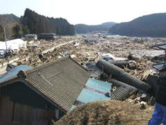 国道398号（南三陸町志津川字小森地内）