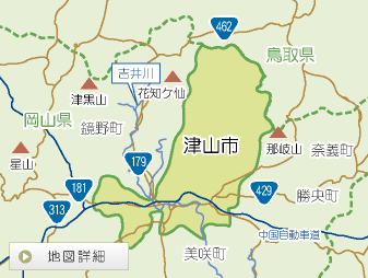 津山市地図