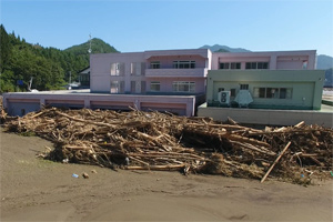 岩手県岩泉町乙茂地区の高齢者福祉施設周辺