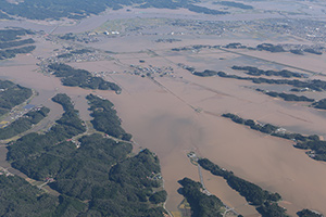 阿武隈川(丸森)地区（2019年10月13日撮影）