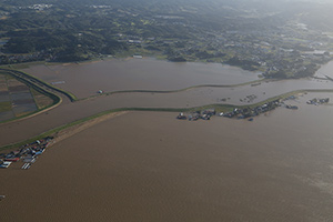 吉田川地区（2019年10月13日撮影）