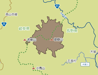 御嶽山地図