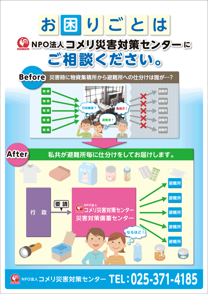 お問い合わせチラシ