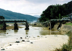 流失した橋
