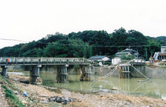 流失した橋